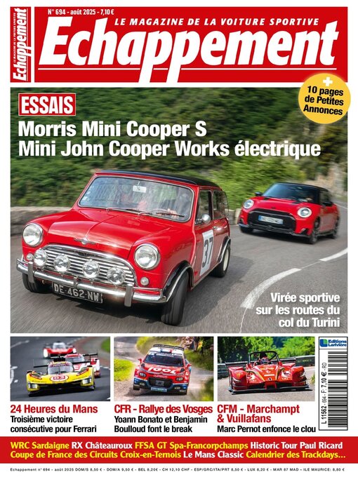 Title details for Echappement by Editions Lariviere SAS - Available